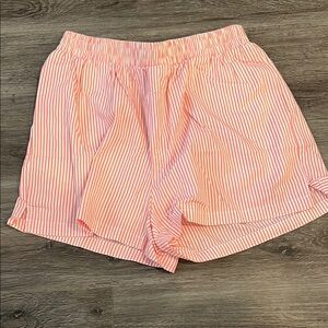 Pink Striped Women's Shorts